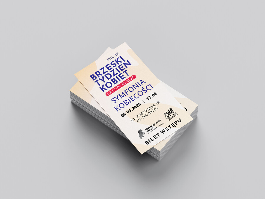 Projekt biletów na koncert