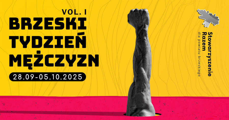 Grafika na Facebook promująca Brzeski Tydzień Mężczyzn 2025