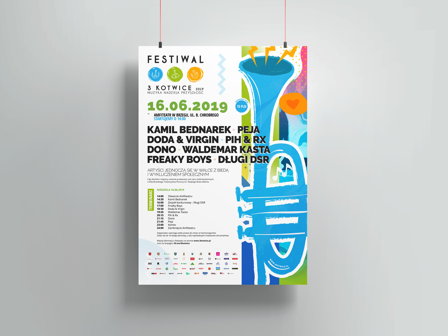 Projek plakatu festiwalu