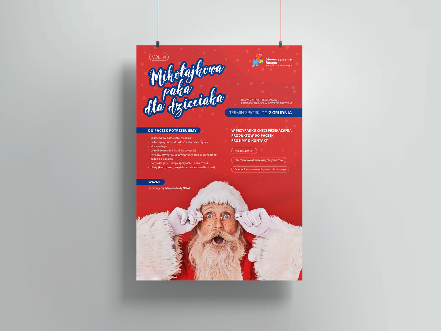 Projekt plakatu akcji